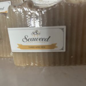 A package labeled 'Seaweed' with a clear view of the product inside.